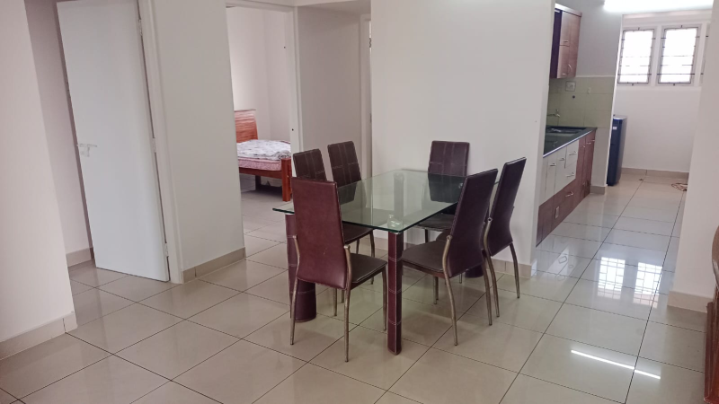1500 Sq Ft 3BHK Semi-Furnished Flat for Sale in Ballalbag | West Facing
