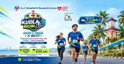 Kudla Run – Edition 3 — a 7K run in Mangaluru celebrating World Heart Day on 27 September 2026.