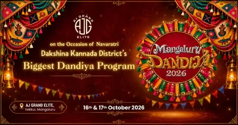 Mangaluru Dandiya 2026 at AJ Grand Elite Yekkur on October 16 and 17