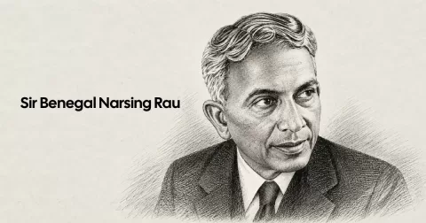 Sir Benegal Narsing Rau, Constitutional Advisor to India's Constituent Assembly