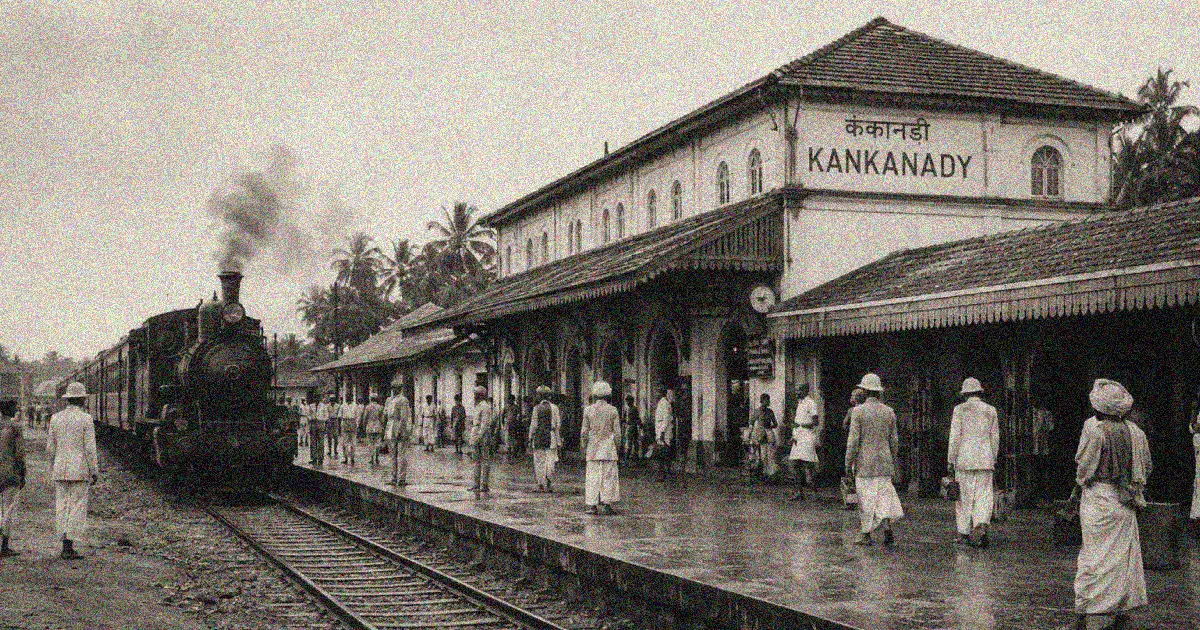 Historic Kankanady railway station during British-era Mangalore