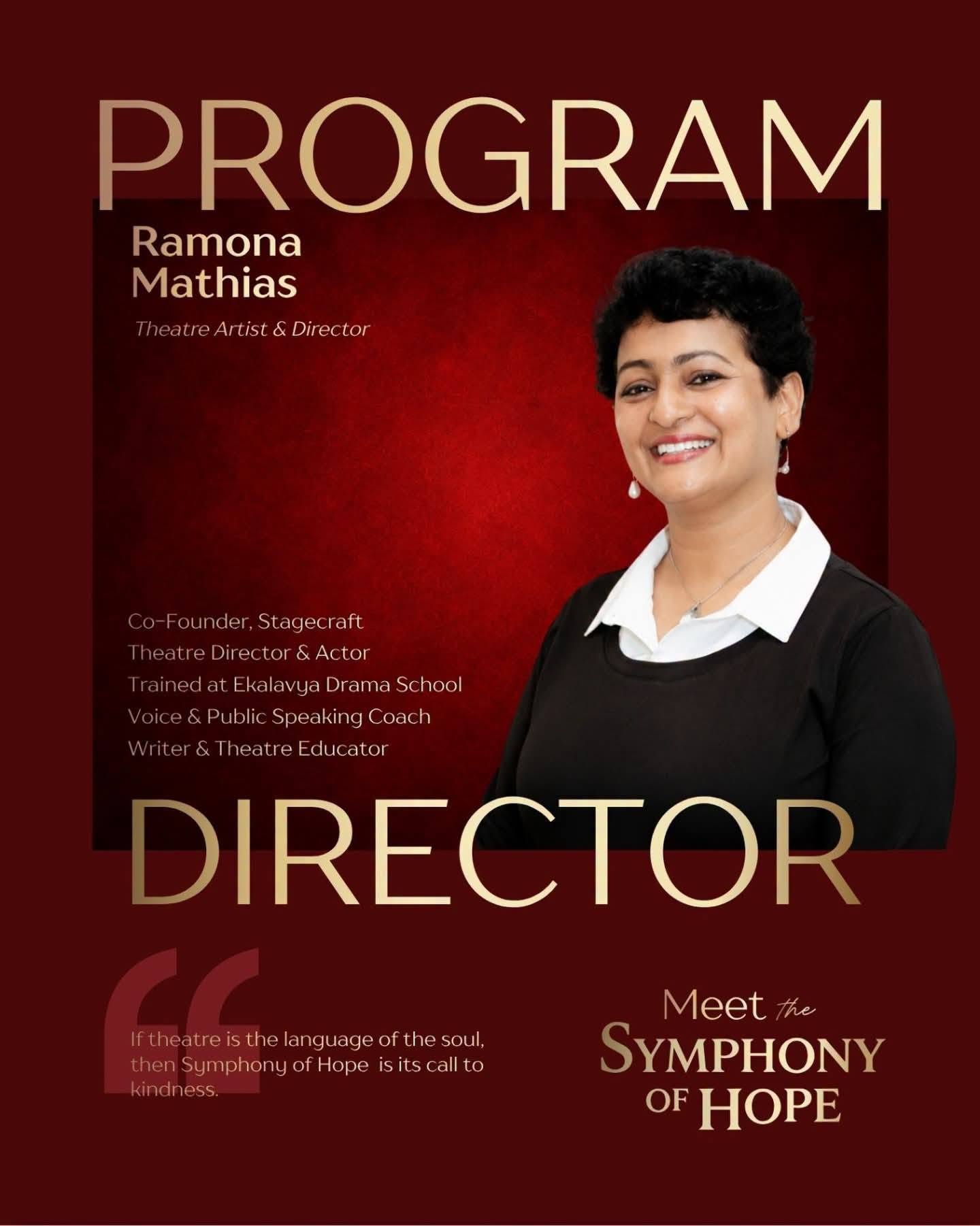 Ramona Mathias Theatre artist and director