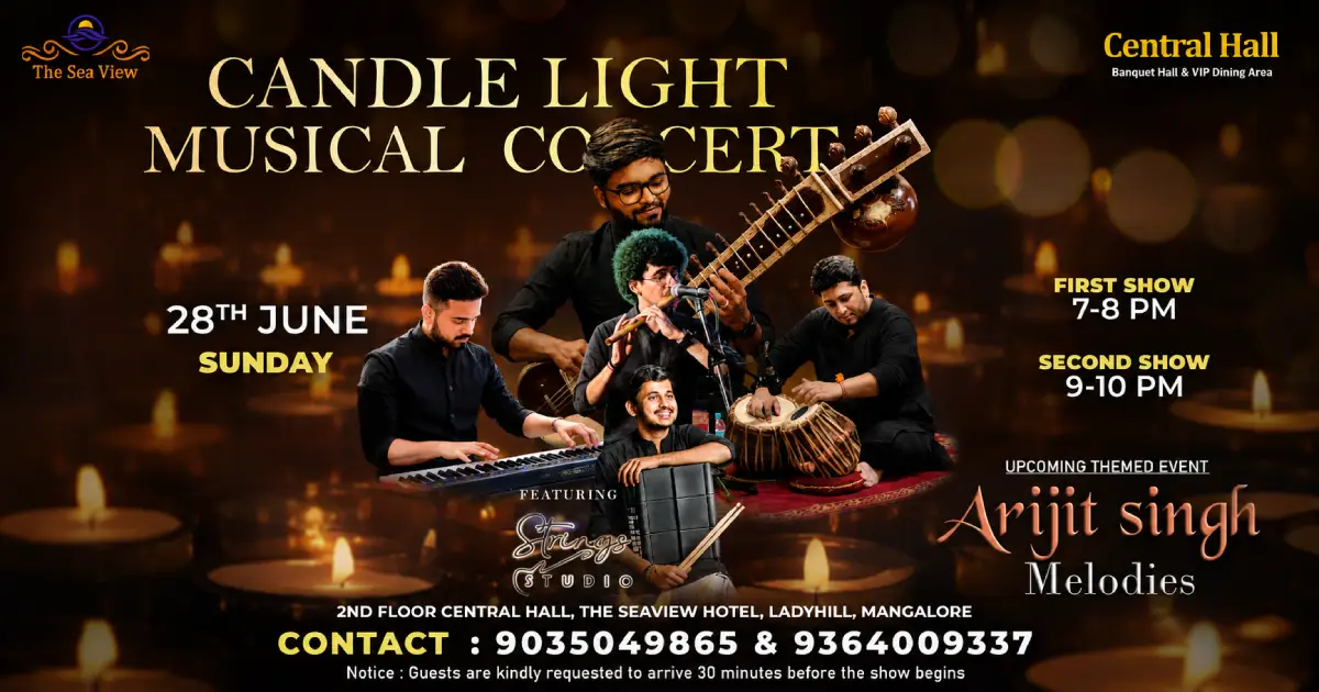 Candle Light Musical Concert – Arijit Singh Melodies Live in Mangalore