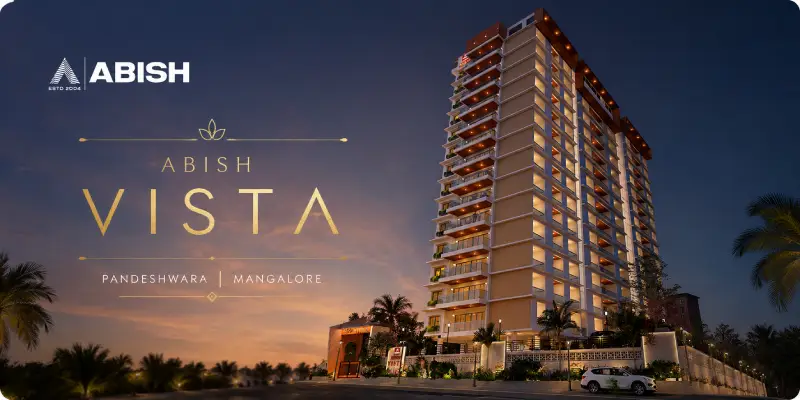Abish Vista by Abish Builders is a premium luxury apartment project at Pandeshwara Road, Mangalore, offering modern homes in a prime city location.