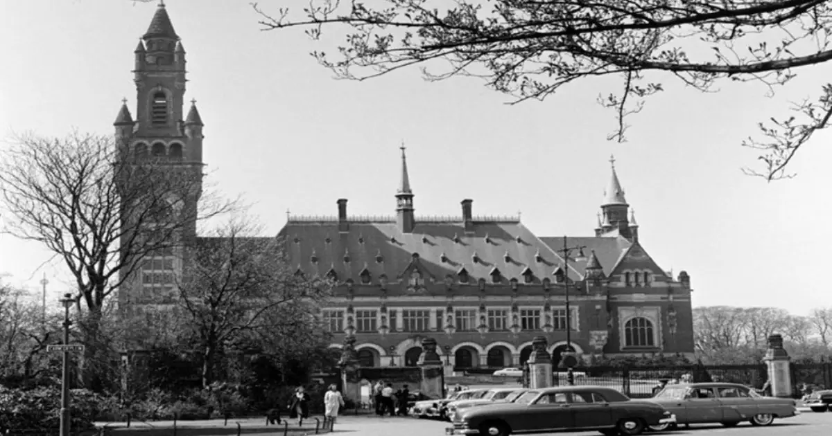 International Court of Justice building at The Hague, where Rau served as judge