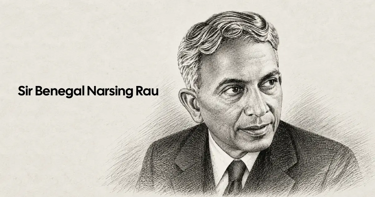 Sir Benegal Narsing Rau, Constitutional Advisor to India's Constituent Assembly