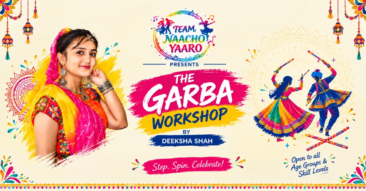 Garba and Dandiya workshop by Team Naacho Yaaro with Deeksha Shah in Mangaluru.